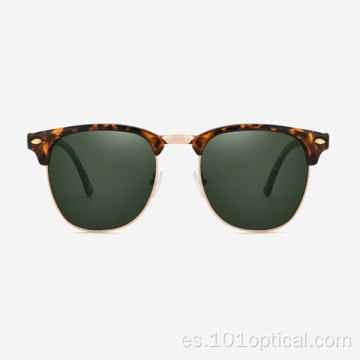 Gafas de sol cuadradas Clubmaster para mujer y hombre